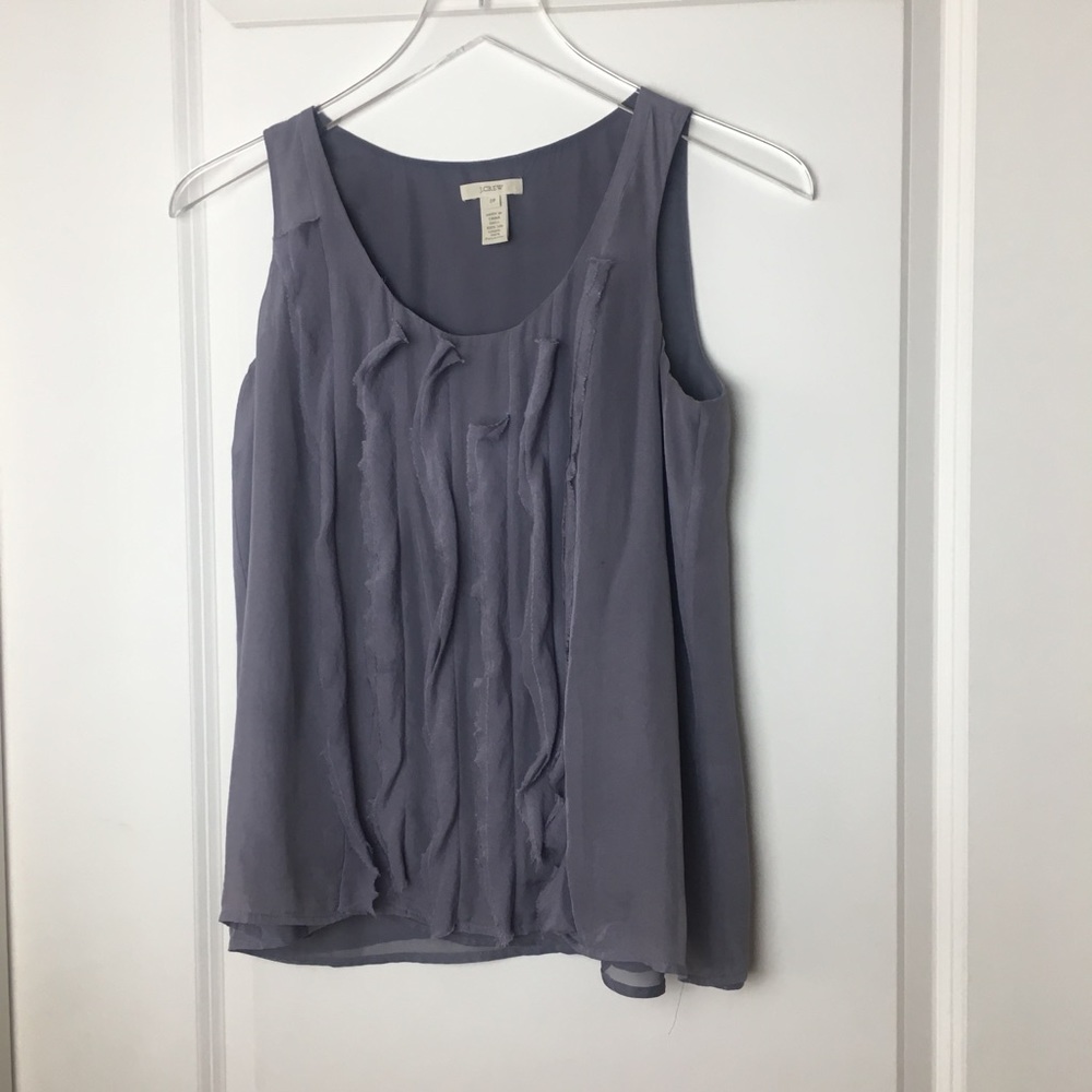 J. Crew | silk sleeveless blouse